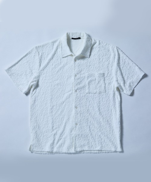 THE MILES（ザ マイルズ）の「ellipsis S/S Shirt-Leopard-（シャツ/ブラウス・メンズ・ホワイト・MEDIUM/LARGE）」の2枚目の写真