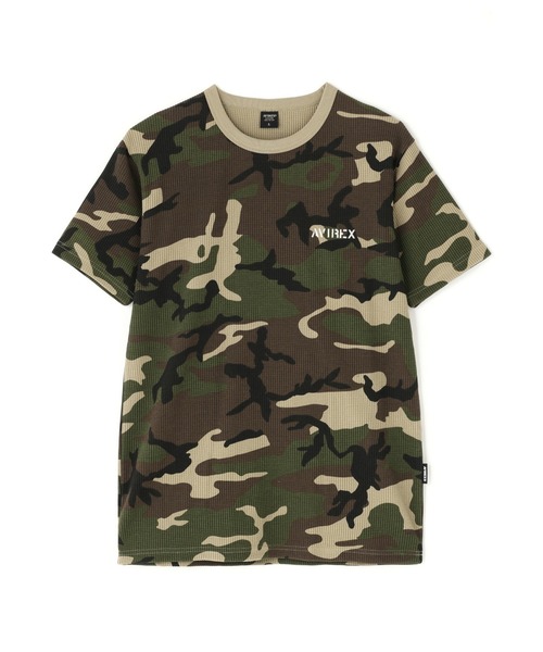 WEB&DEPOT限定》WAFFLE CREW LOGO T-SHIRT / 半袖 ワッフル クルー