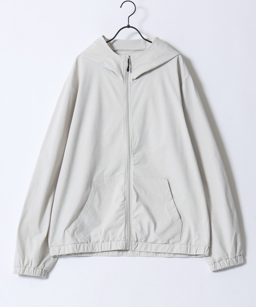 SITRY(シトリー)の「High Function Zip Hoodie/オーバーサイズ マルチファンクション ストレッチ 吸水速乾 UVカット パーカー ジップパーカー フーディー セットアップ対応(パーカー・メンズ・チャコール/グレー/オフホワイト/ブラック/カーキ・M/L/LL)」の22枚目の写真