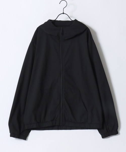 SITRY(シトリー)の「High Function Zip Hoodie/オーバーサイズ マルチファンクション ストレッチ 吸水速乾 UVカット パーカー ジップパーカー フーディー セットアップ対応(パーカー・メンズ・チャコール/グレー/オフホワイト/ブラック/カーキ・M/L/LL)」の21枚目の写真