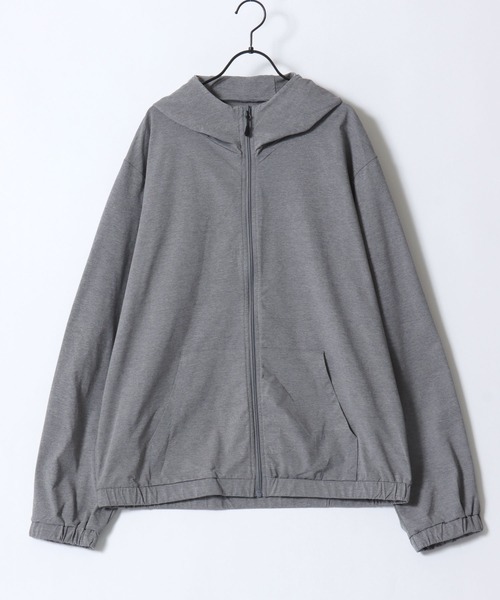 SITRY(シトリー)の「High Function Zip Hoodie/オーバーサイズ マルチファンクション ストレッチ 吸水速乾 UVカット パーカー ジップパーカー フーディー セットアップ対応(パーカー・メンズ・チャコール/グレー/オフホワイト/ブラック/カーキ・M/L/LL)」の20枚目の写真