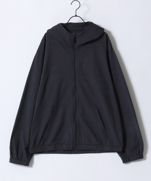 SITRY(シトリー)の「High Function Zip Hoodie/オーバーサイズ マルチファンクション ストレッチ 吸水速乾 UVカット パーカー ジップパーカー フーディー セットアップ対応(パーカー・メンズ・チャコール/グレー/オフホワイト/ブラック/カーキ・M/L/LL)」の19枚目の写真