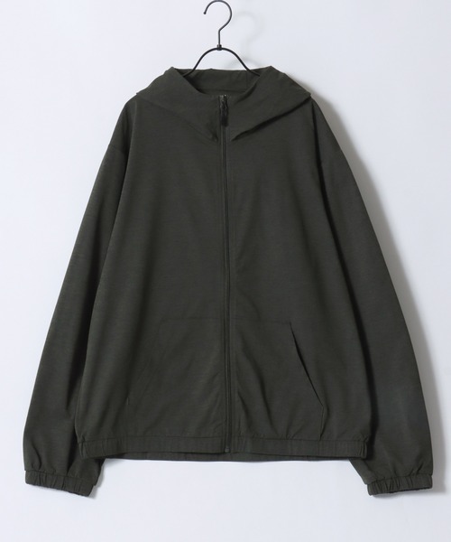 SITRY(シトリー)の「High Function Zip Hoodie/オーバーサイズ マルチファンクション ストレッチ 吸水速乾 UVカット パーカー ジップパーカー フーディー セットアップ対応(パーカー・メンズ・チャコール/グレー/オフホワイト/ブラック/カーキ・M/L/LL)」の18枚目の写真