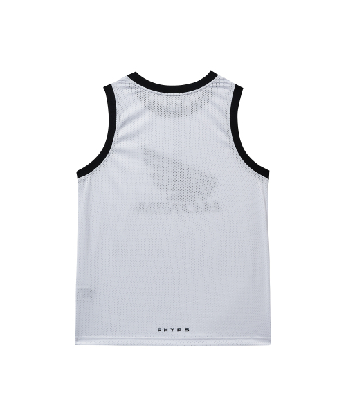 PHYPS MOTORCYCLE(フィップスモーターサイクル)の「Original Wing Logo Mesh Ringer Sleeveless White(Tシャツ/カットソー・レディース・その他・MEDIUM/LARGE/X-LARGE)」の2枚目の写真