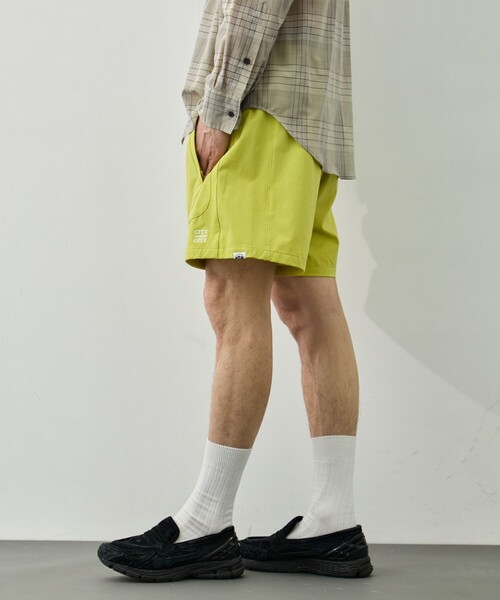 CITY COUNTRY CITY（シティーカントリーシティー）の「【CITY COUNTRY CITY/シティカントリーシティ】EMBROIDERD LOGO STRECH  NYLON EASY  SHORTS（その他パンツ・メンズ・ブラック/イエロー/ブルー・L）」の12枚目の写真