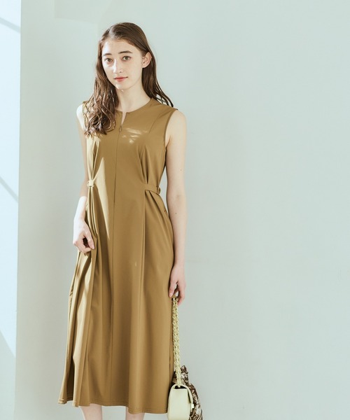 12Twelve Agenda(トゥエルブ アジェンダ)の「UVカットサイドベルトテントワンピース(ワンピース・レディース・ブラウン/ブラック/カーキ・M)」の10枚目の写真