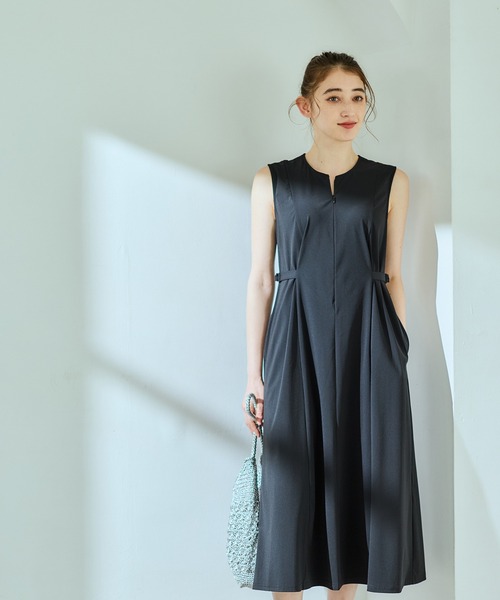 12Twelve Agenda(トゥエルブ アジェンダ)の「UVカットサイドベルトテントワンピース(ワンピース・レディース・ブラウン/ブラック/カーキ・M)」の16枚目の写真