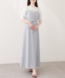 フロントスリットキャミワンピース