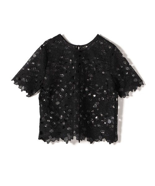 TORAZZODONNA:〈手洗い可能〉2WAY カットワーク レース ブラウス