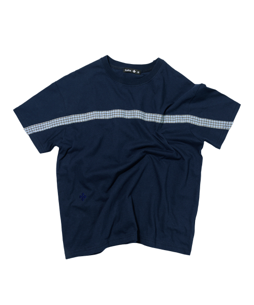 kaifai(カイファイ)の「クラウドテープ 半袖Tシャツ (ネイビー) K26QB230(Tシャツ/カットソー・レディース・その他・SMALL/MEDIUM)」の1枚目の写真