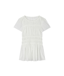 SHIRRING BLOUSE (3color)