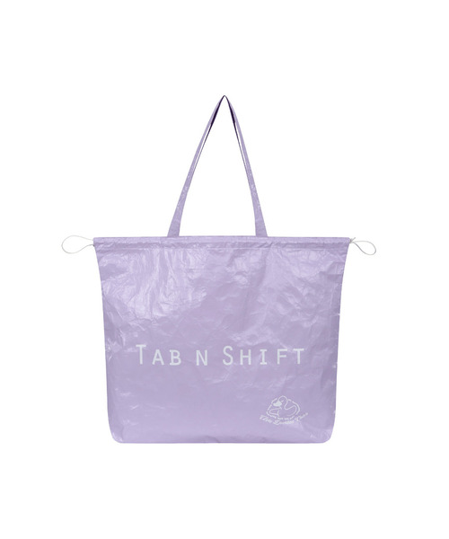 TAB N SHIFT(タブアンドシフト)の「UDC Eco Bag(エコバッグ/サブバッグ・レディース・ホワイト/ライラック/オリーブ/シルバー/チャコールグレー・FREE)」の4枚目の写真