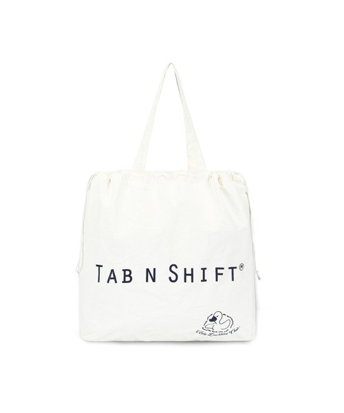 TAB N SHIFT(タブアンドシフト)の「UDC Eco Bag(エコバッグ/サブバッグ・レディース・ホワイト/ライラック/オリーブ/シルバー/チャコールグレー・FREE)」の2枚目の写真