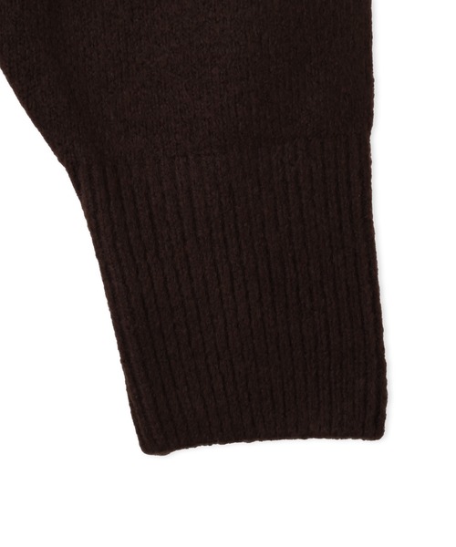 adidas（アディダス）の「adidas ESSENTIALS KNIT HOODIE / アディダス エッセンシャルズ ニット フーディー（パーカー・レディース・ブラウン・S/M/L）」の6枚目の写真