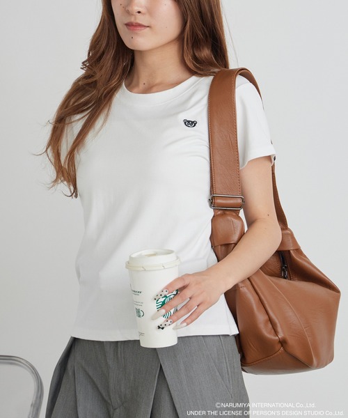 ANGEL BLUE（エンジェルブルー）の「【ANGEL BLUE】別注 エンジェルブルー ワンポイント ベーシックTシャツ（Tシャツ/カットソー・レディース・ブラック/ホワイト・FREE）」の13枚目の写真