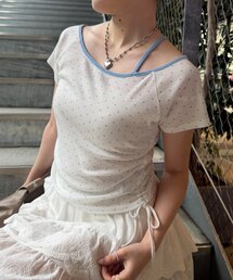 ワンショルドロストT 夏服
