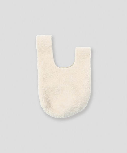 WHYTO.(ホワイト)の「「WHYTO. / ホワイト」reversible boa bag(トートバッグ・レディース・オフホワイト/ベージュ/ブラウン・FREE)」の20枚目の写真