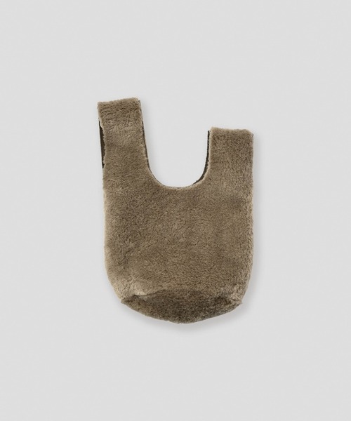 WHYTO.(ホワイト)の「「WHYTO. / ホワイト」reversible boa bag(トートバッグ・レディース・オフホワイト/ベージュ/ブラウン・FREE)」の22枚目の写真
