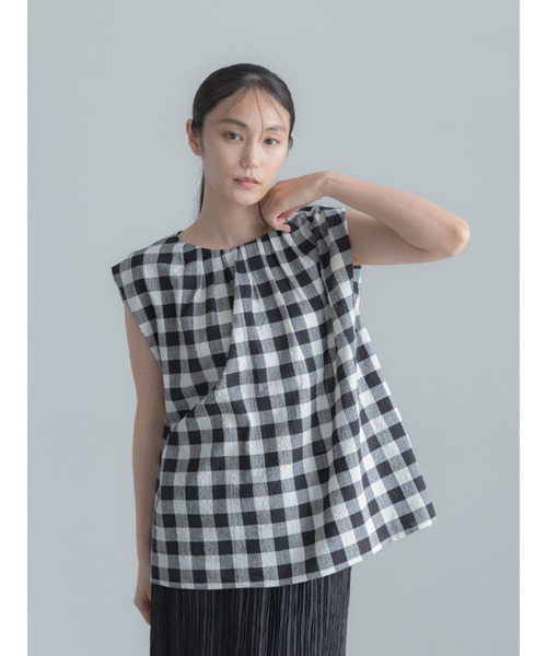 Te chichi(テチチ)の「リネンミックスクレープブラウス(セットアップ可)(シャツ/ブラウス・レディース・ブラック/その他2/その他1・F)」の15枚目の写真