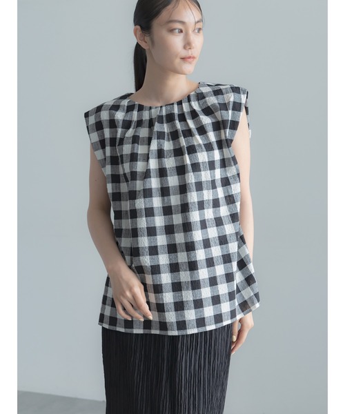 Te chichi（テチチ）の「リネンミックスクレープブラウス(セットアップ可)（シャツ/ブラウス・レディース・ブラック/その他2/その他1・F）」の13枚目の写真