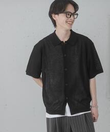 SENSE OF PLACE by URBAN RESEARCH | 『一部WEB限定カラー』『イージーケア』リネンブレンドシアーニットシャツ(ニット/セーター)