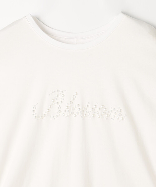 K.T KIYOKO TAKASE（キヨコタカセ）の「〔 TALLサイズ 〕 コットンスムース パールTシャツ（Tシャツ/カットソー・レディース・ミント/トップグレー/ブラウン・15号）」の6枚目の写真