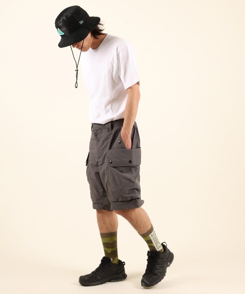 ムラサキスポーツ(ムラサキスポーツ)の「【ムラサキスポーツ限定】DEARLAUREL/ディアローレル ハーフパンツ ショートパンツ -LOM-VERSATILE SHORTS【Hiroshi Nozawa design】 DL26S-3309(その他パンツ・メンズ・ブラック/グレー・L/M)」の16枚目の写真