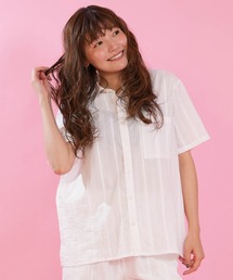 HULALANI/フララニ レディース 半袖 シャツ ワンポイント 263HU2SH097