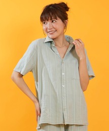 HULALANI/フララニ レディース 半袖 シャツ ワンポイント 263HU2SH097