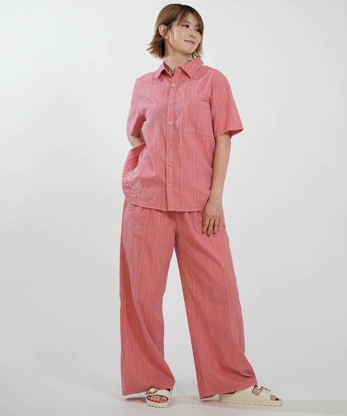 Hula Lani(フララニ)の「HULALANI/フララニ レディース 半袖 シャツ ワンポイント 263HU2SH097(シャツ/ブラウス・レディース・ホワイト/ピンク/ブルー・FREE)」の19枚目の写真