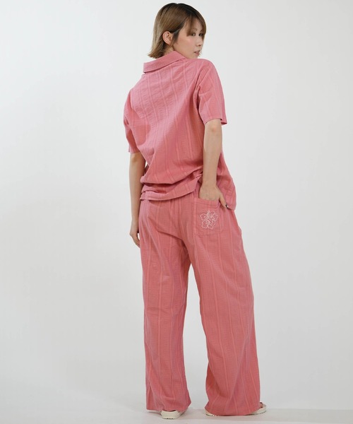 Hula Lani(フララニ)の「HULALANI/フララニ レディース 半袖 シャツ ワンポイント 263HU2SH097(シャツ/ブラウス・レディース・ホワイト/ピンク/ブルー・FREE)」の20枚目の写真