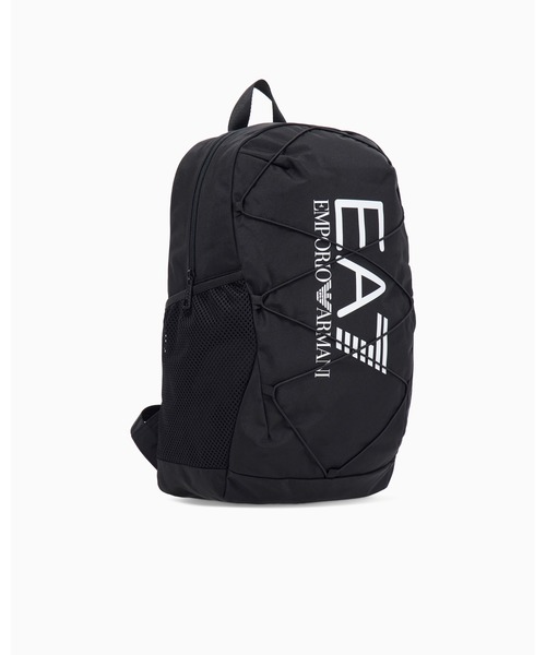 EMPORIO ARMANI EA7(エンポリオアルマーニイーエーセブン)の「<オンライン限定>【エンポリオ アルマーニ EA7】フロントバンジーコード バックパック(バックパック/リュック・メンズ・ブラック・FREE)」の3枚目の写真
