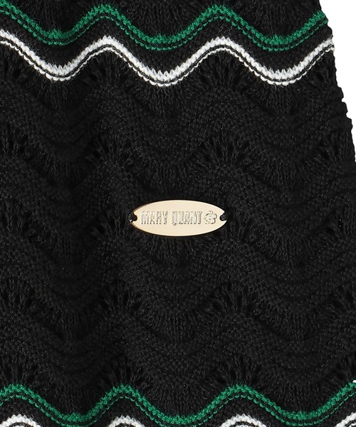 MARY QUANT(マリークワント)の「ウェーブニット スカート(スカート・レディース・ネイビー/ブラック/アイボリー/ブルー・M)」の15枚目の写真