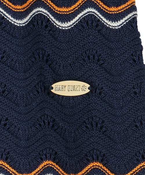 MARY QUANT(マリークワント)の「ウェーブニット スカート(スカート・レディース・ネイビー/ブラック/アイボリー/ブルー・M)」の9枚目の写真