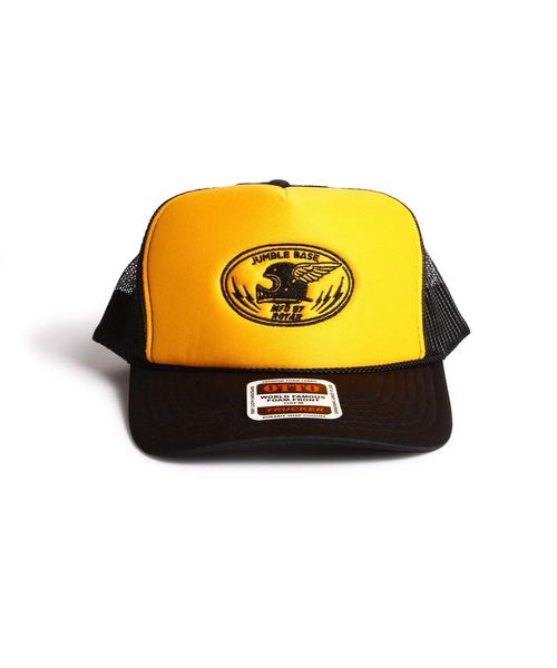 ROTAR(ローター)の「JUMBLE BASE Mesh CAP(キャップ・メンズ・イエロー×ブラック/ネイビー/チャコールグレー/ブラック・FREE)」の11枚目の写真