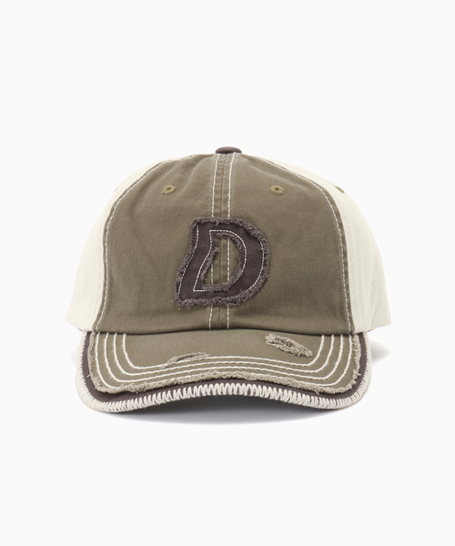DIME（ダイム）の「DIME / ダイム WAVY D LOW PRO CAP（キャップ・メンズ・カーキ・FREE）」の2枚目の写真
