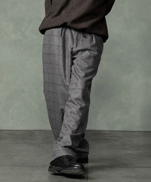 EGO TRIPPING(エゴトリッピング)の「mp15254-WOOLBASTE TROUSERS windowpane ウールパンツ(626753)(その他パンツ・メンズ・グレー系その他/ネイビー系・29/31/33)」の16枚目の写真
