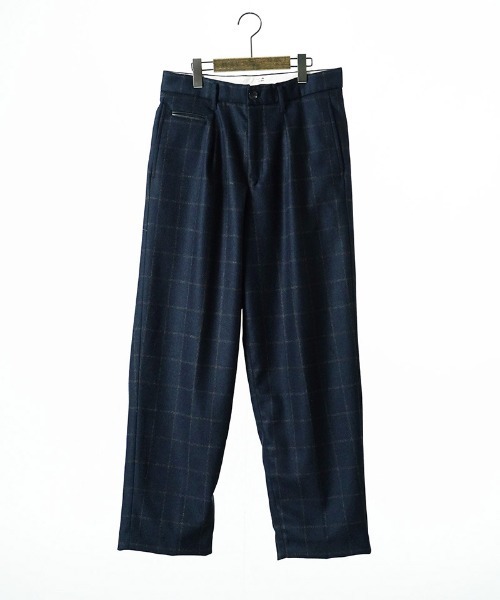 EGO TRIPPING(エゴトリッピング)の「mp15254-WOOLBASTE TROUSERS windowpane ウールパンツ(626753)(その他パンツ・メンズ・グレー系その他/ネイビー系・29/31/33)」の5枚目の写真
