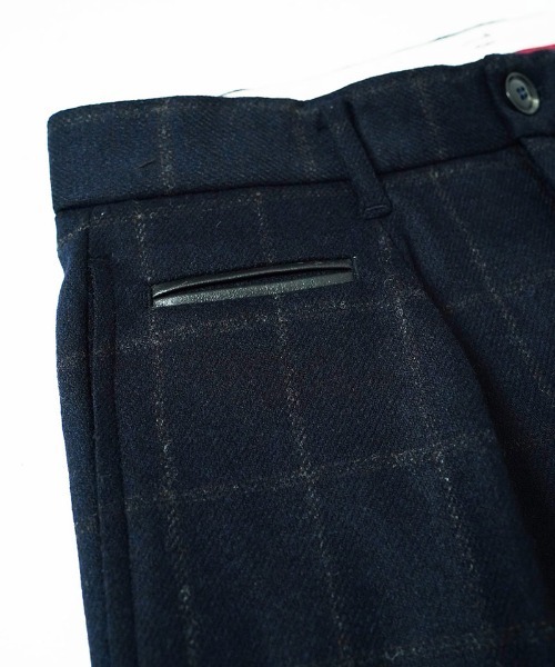 EGO TRIPPING(エゴトリッピング)の「mp15254-WOOLBASTE TROUSERS windowpane ウールパンツ(626753)(その他パンツ・メンズ・グレー系その他/ネイビー系・29/31/33)」の8枚目の写真