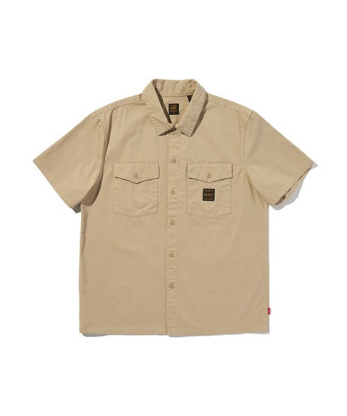 Levi's（リーバイス）の「Levi's/リーバイス WORKWEAR ショートスリーブ ワーカーシャツ（シャツ/ブラウス・メンズ・ベージュ・S/M/L）」の4枚目の写真