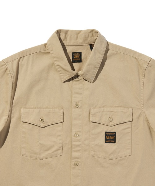Levi's（リーバイス）の「Levi's/リーバイス WORKWEAR ショートスリーブ ワーカーシャツ（シャツ/ブラウス・メンズ・ベージュ・S/M/L）」の6枚目の写真
