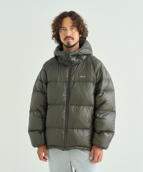 NANGA（ナンガ）の「MOUNTAIN LODGE DOWN HOODIE JACKET/マウンテンロッジダウンフーディージャケット（ダウンジャケット/コート・メンズ・オリーブ/モカ/ブラック/ミント・XL/L/M/S）」の13枚目の写真