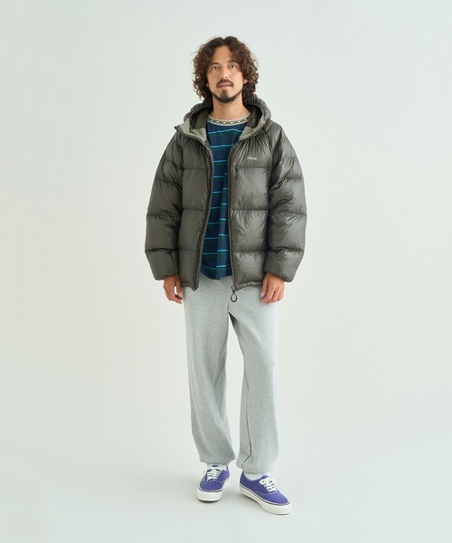 NANGA（ナンガ）の「MOUNTAIN LODGE DOWN HOODIE JACKET/マウンテンロッジダウンフーディージャケット（ダウンジャケット/コート・メンズ・オリーブ/モカ/ブラック/ミント・XL/L/M/S）」の14枚目の写真