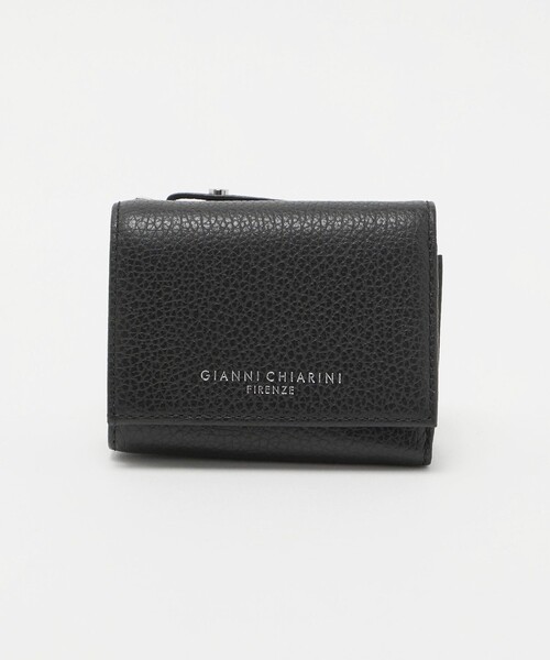 GIANNI CHIARINI ブラック三つ折り財布 GIANNI CHIARINI＞三つ折り ウォレット（財布）｜GIANNI CHIARINI