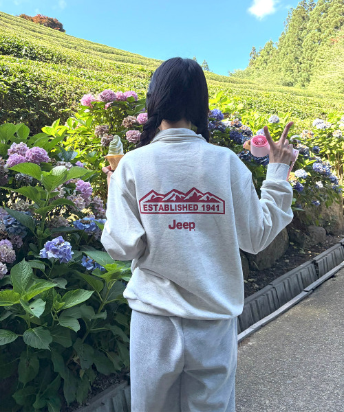 JEEP（ジープ）の「[360g] M-Logo ハーフジップスウェット (JR5TSU838MR)（スウェット・レディース・その他・SMALL/MEDIUM/LARGE/X-LARGE/2XL）」の16枚目の写真