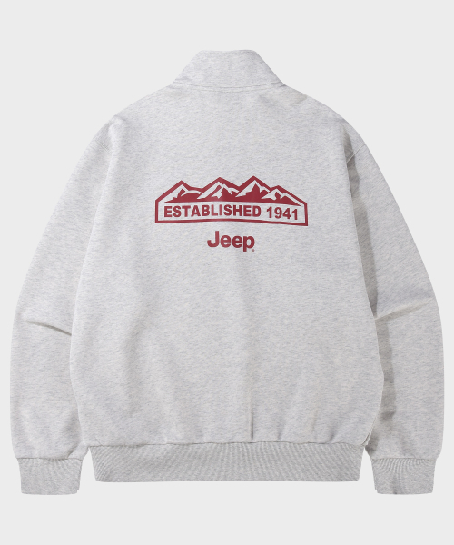 JEEP（ジープ）の「[360g] M-Logo ハーフジップスウェット (JR5TSU838MR)（スウェット・レディース・その他・SMALL/MEDIUM/LARGE/X-LARGE/2XL）」の4枚目の写真