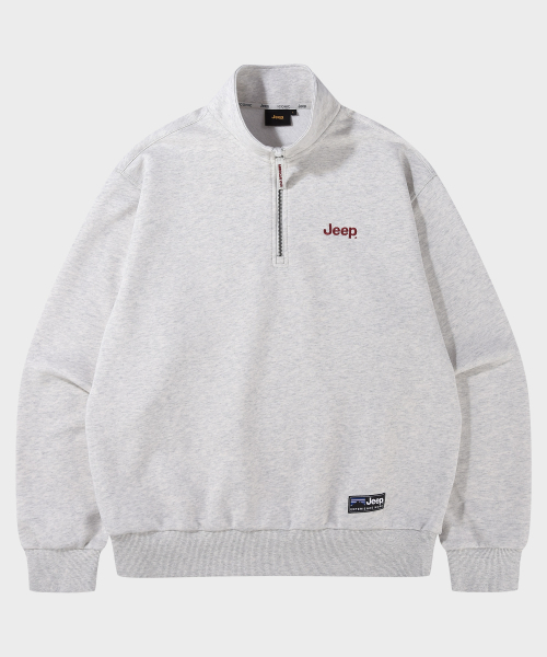 JEEP（ジープ）の「[360g] M-Logo ハーフジップスウェット (JR5TSU838MR)（スウェット・レディース・その他・SMALL/MEDIUM/LARGE/X-LARGE/2XL）」の5枚目の写真