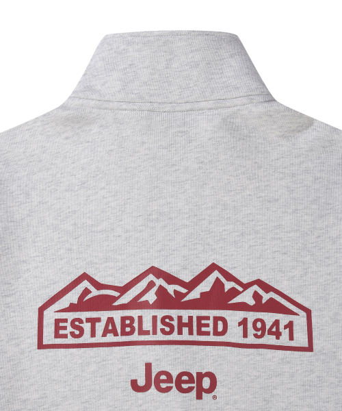 JEEP（ジープ）の「[360g] M-Logo ハーフジップスウェット (JR5TSU838MR)（スウェット・レディース・その他・SMALL/MEDIUM/LARGE/X-LARGE/2XL）」の7枚目の写真