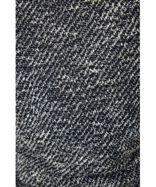 AZUL by moussy(アズールバイマウジー)の「【身長/骨格別着用画像あり】カットツイードフロントギャザートップス 半袖 夏服 秋服(Tシャツ/カットソー・レディース・ブラック系その他/ボルドー/オフホワイト・FREE)」の20枚目の写真