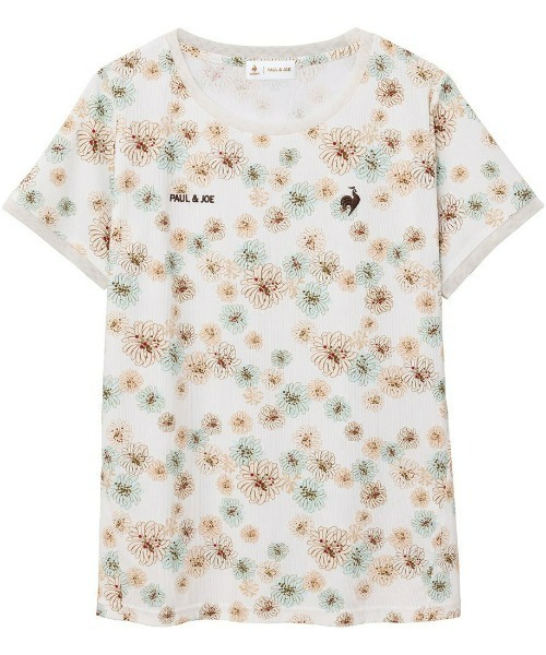 le coq sportif(ルコックスポルティフ)の「ルコックスポルティフ【PAUL&JOEコラボ】総柄半袖Tシャツ(Tシャツ/カットソー・レディース・ピンク/ホワイト・L/M/S/XL)」の13枚目の写真